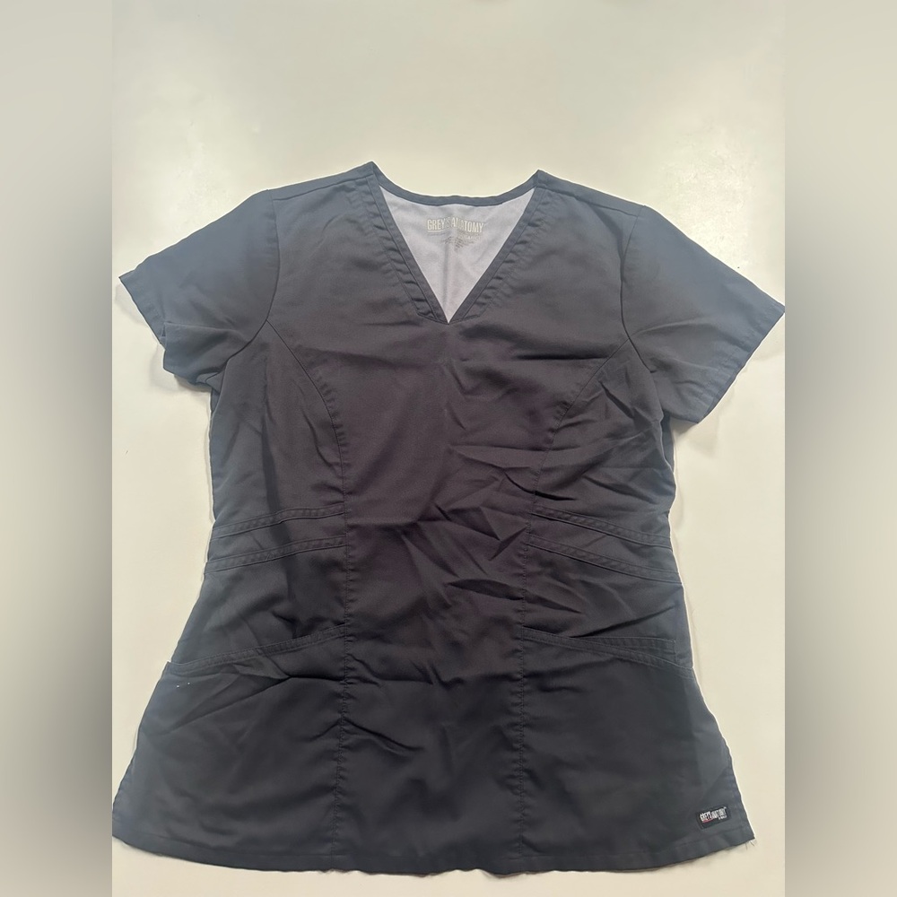 Grey's Anatomy Charcoal V-Neck Scrub set